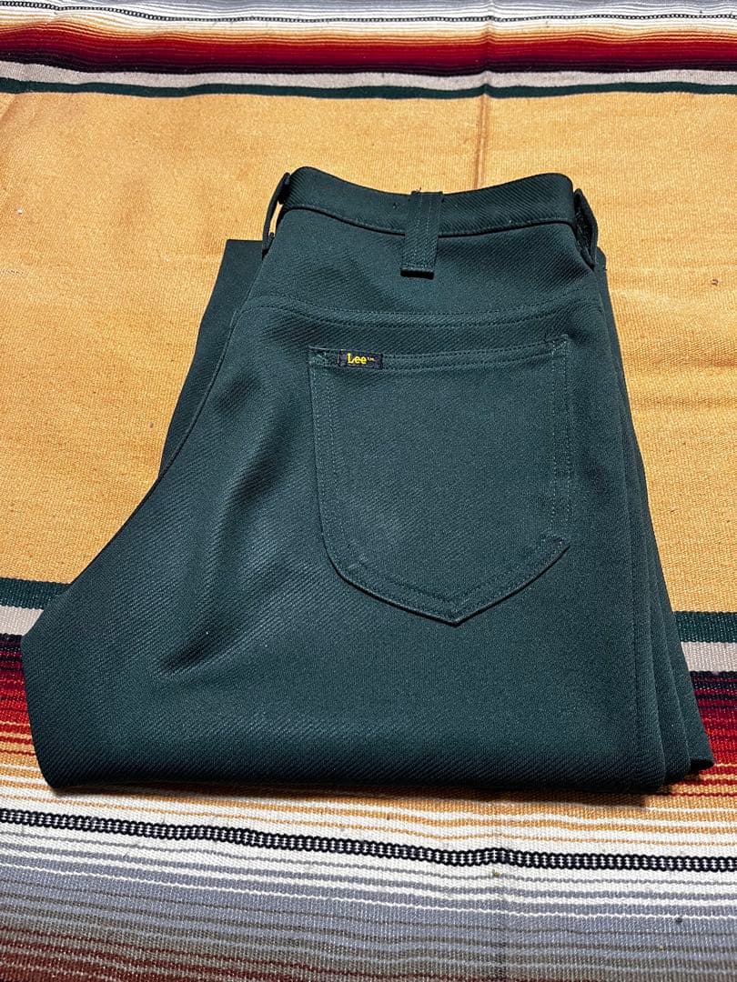 60s USA製 Lee フレアパンツ 42TALON ピスネームTM グリーン
