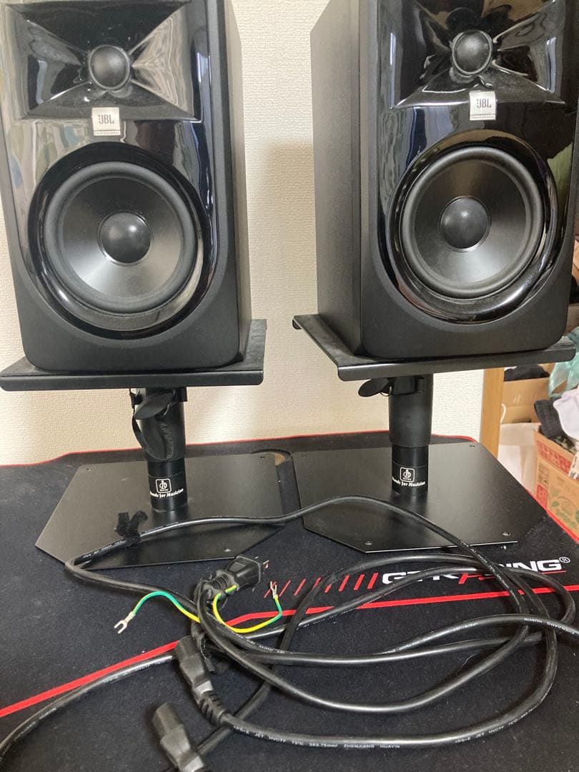 【送料込み】JBL 305P MK2 スタンド　ケーブルセット