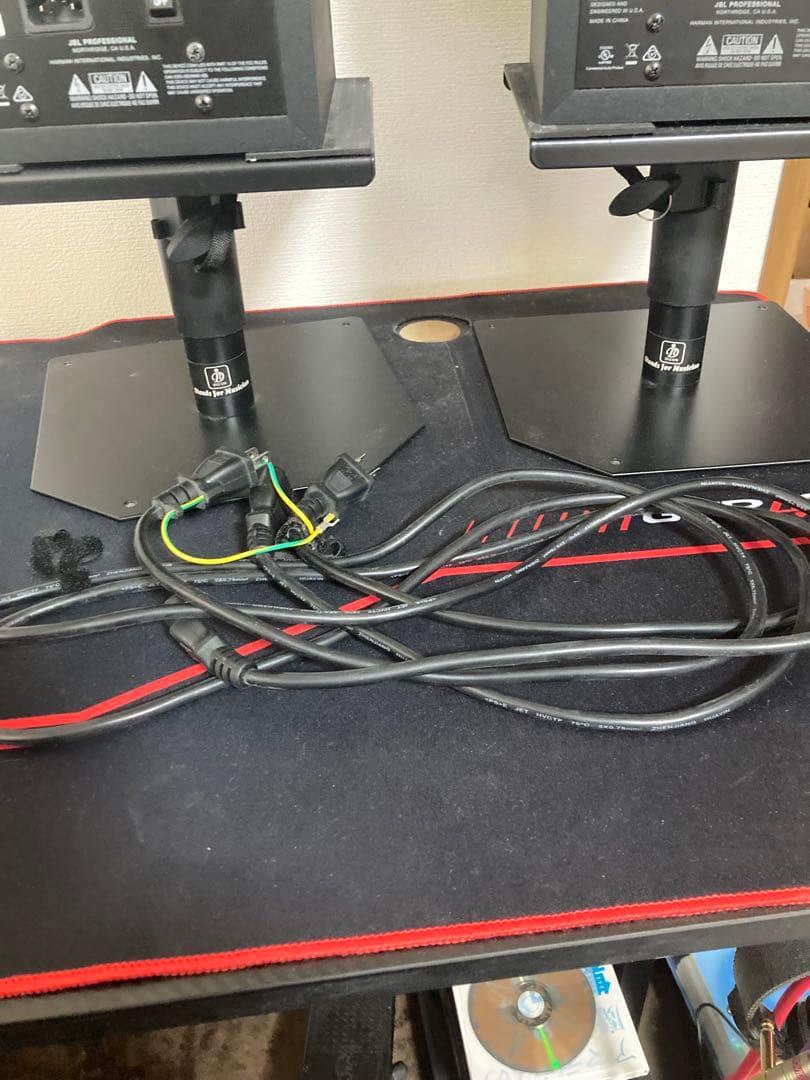 【送料込み】JBL 305P MK2 スタンド　ケーブルセット