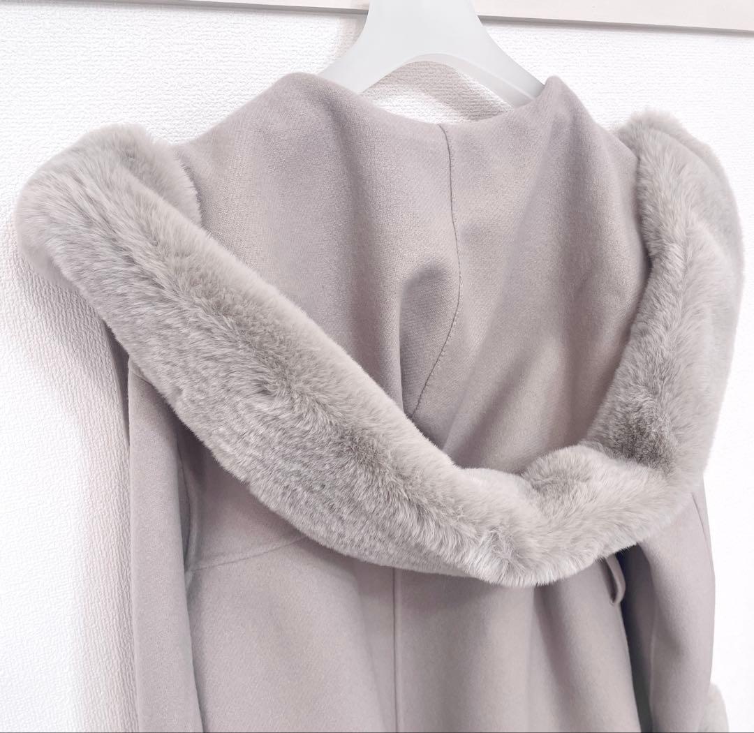 【ほぼ新品】2025A/W ファーリバーミドルコート