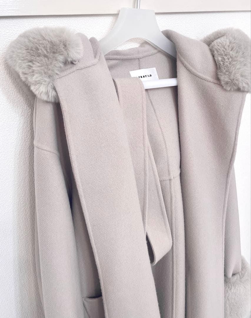 【ほぼ新品】2025A/W ファーリバーミドルコート