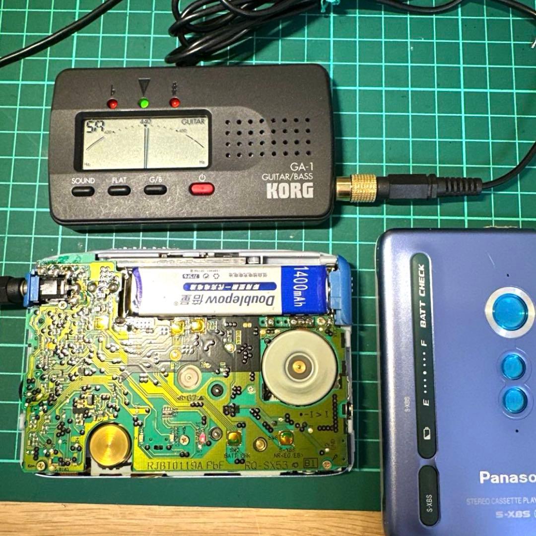 【極美品DE修復品】Panasonic カセット プレーヤー RQ-SX53