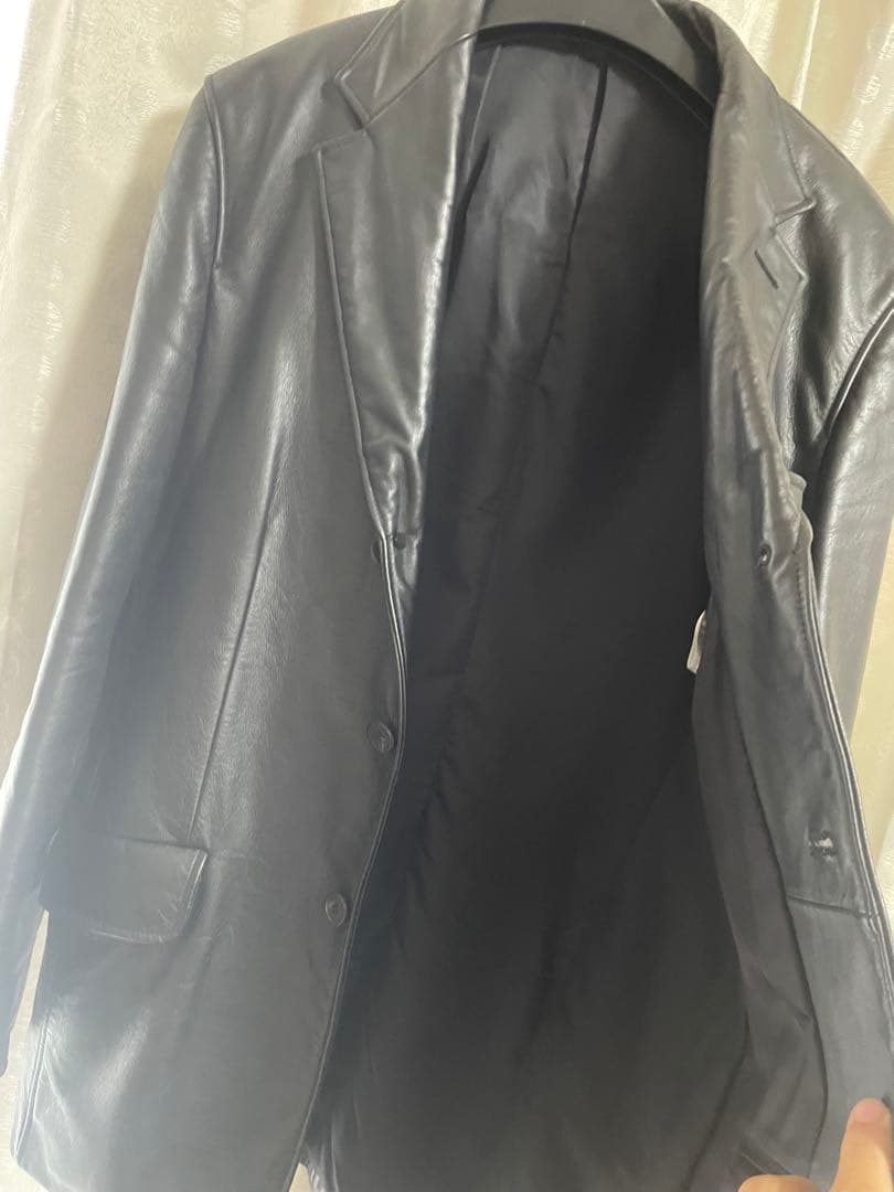 ブラック レザー ジャケット Lサイズ