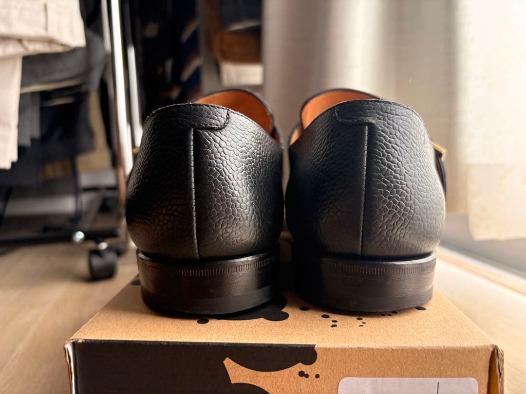 【美品】フラテッリジャコメッティ　サンダル 黒41サイズ（26cm）