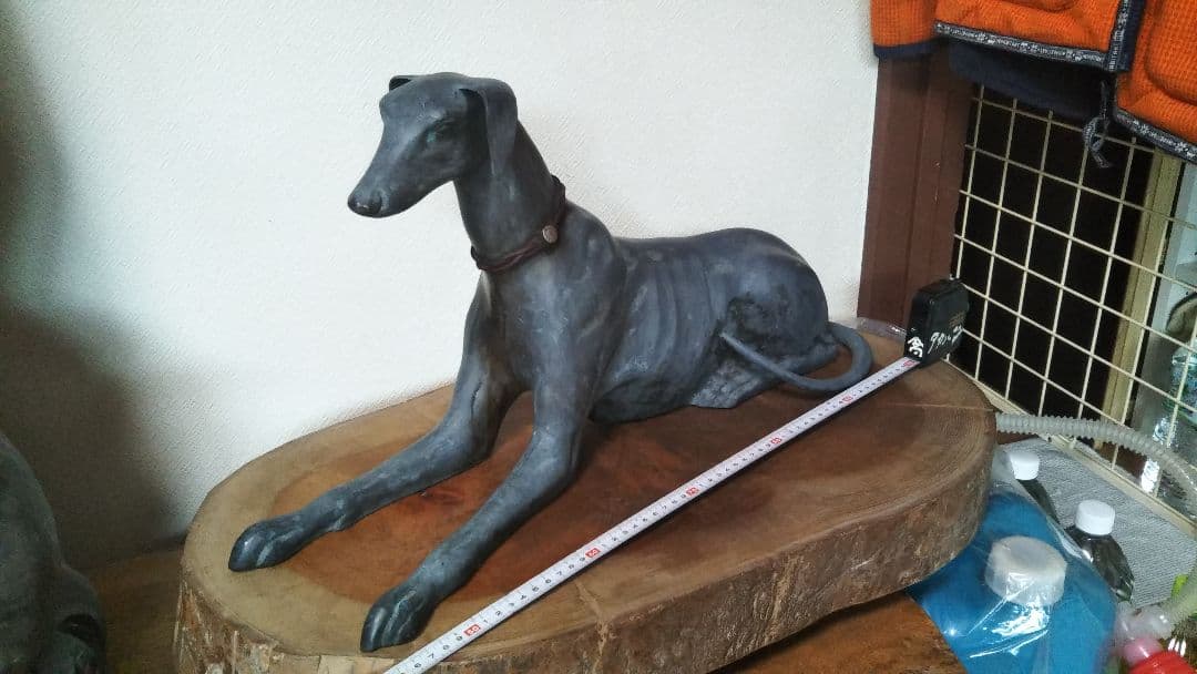 犬　オブジェ　青銅