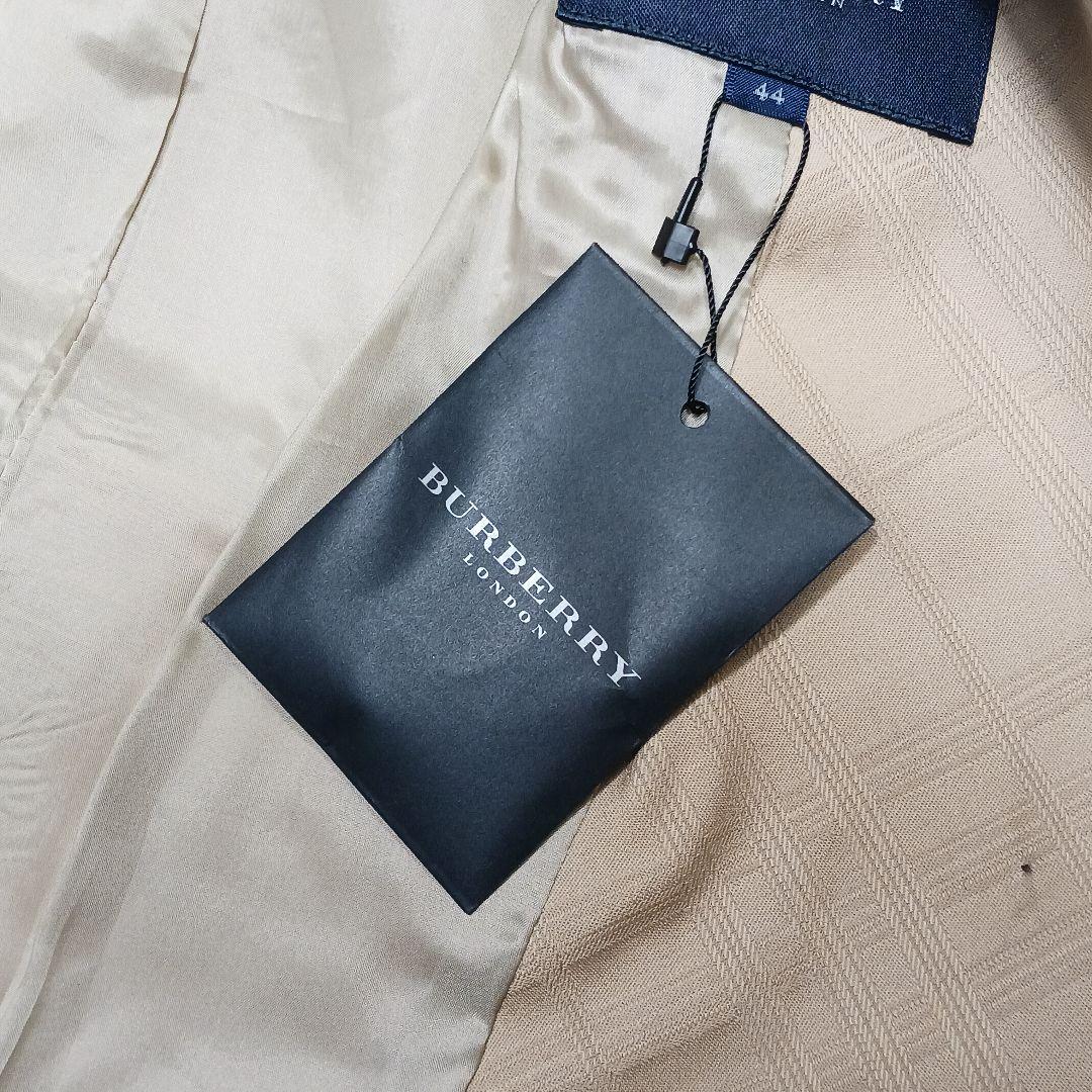 ✨新品✨サイズ44✨バーバリー ロンドン　シャドーチ ェックジャケット　ベージュ