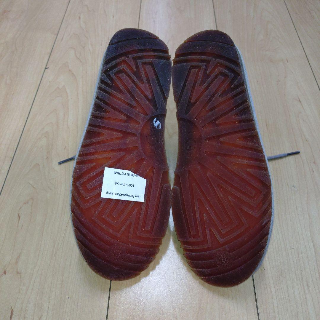 UGG アグ ニューメル ムートンブーツ レディース 24 グレー スニーカー風