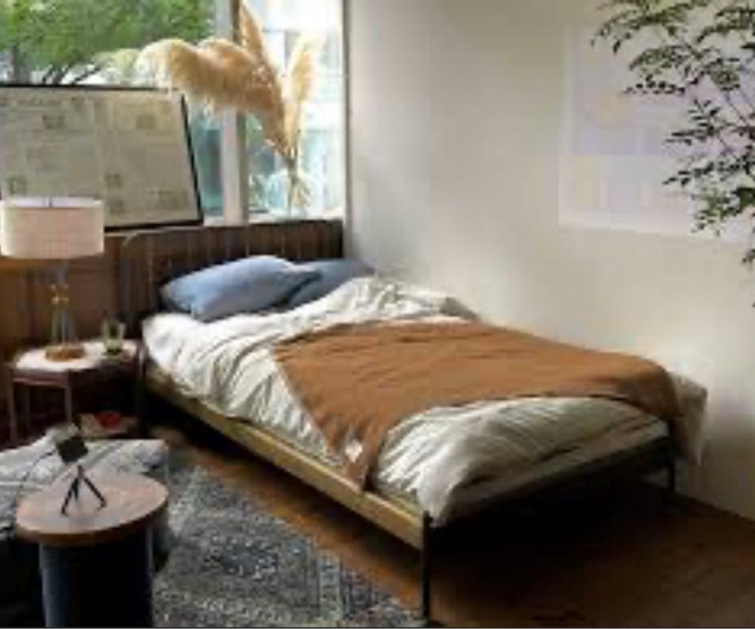 【最終！大幅値下げ】ジャーナルスタンダードファニチャー　ダブルベッドフレーム