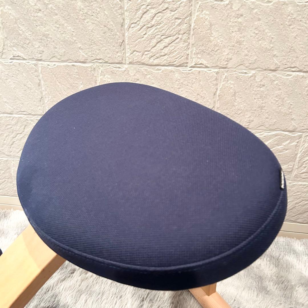 バランスラボ　balans Easy　姿勢矯正椅子　ネイビー　専用カバー付き