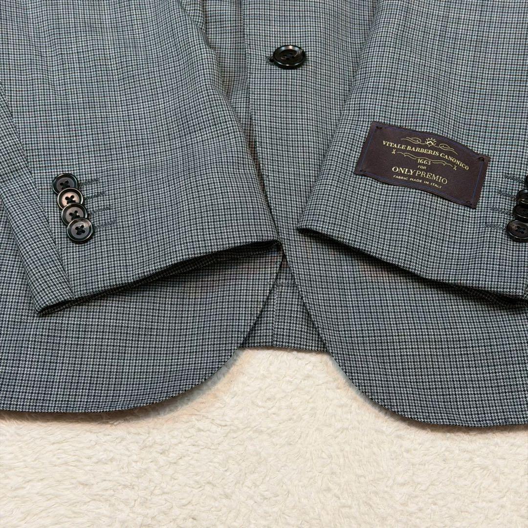 新品 Lサイズ カノニコ ONLY PREMIO スーツ セットアップ 千鳥