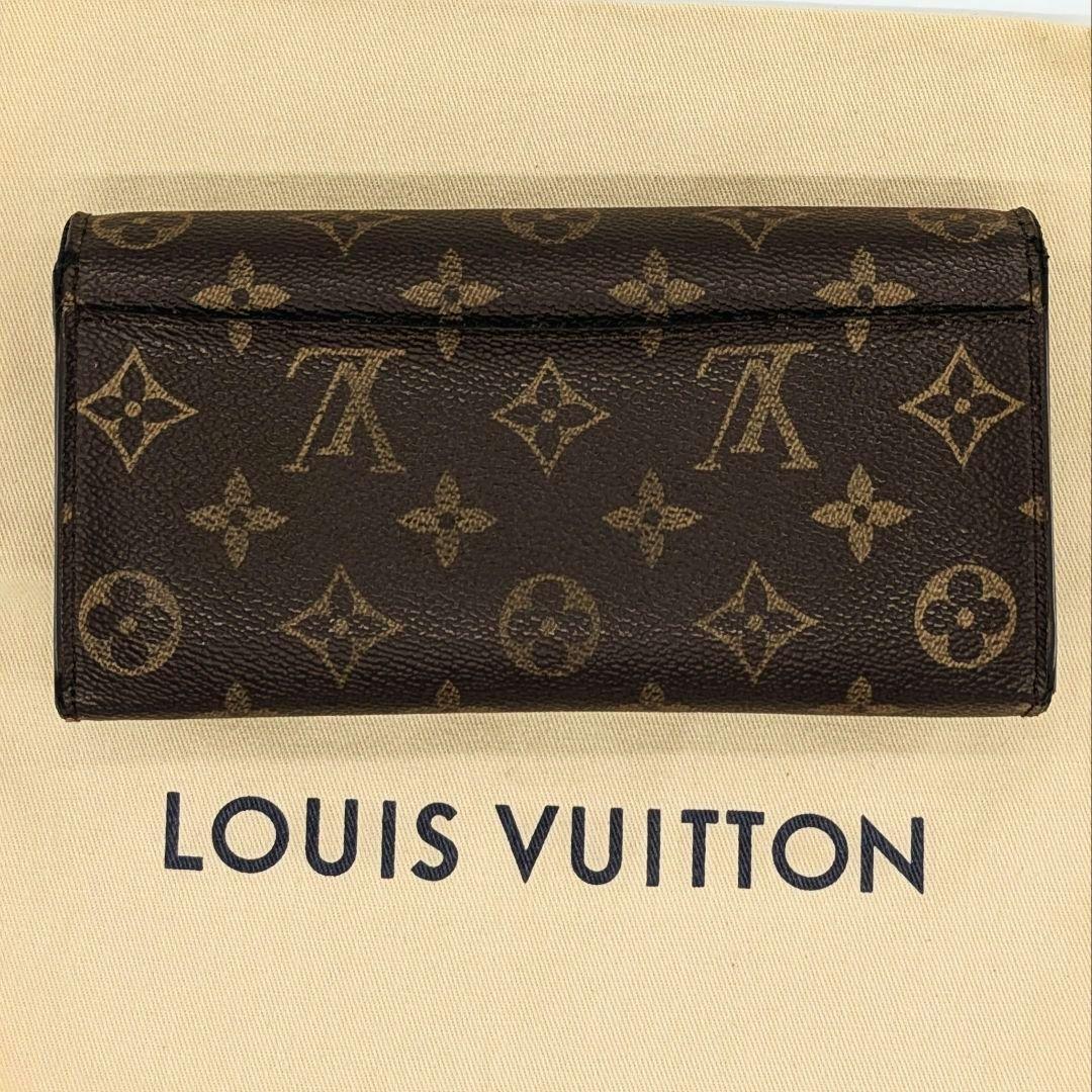 ぴーちくぱーちく　ルイヴィトン　新型　ポルトフォイユ　サラ　モノグラム