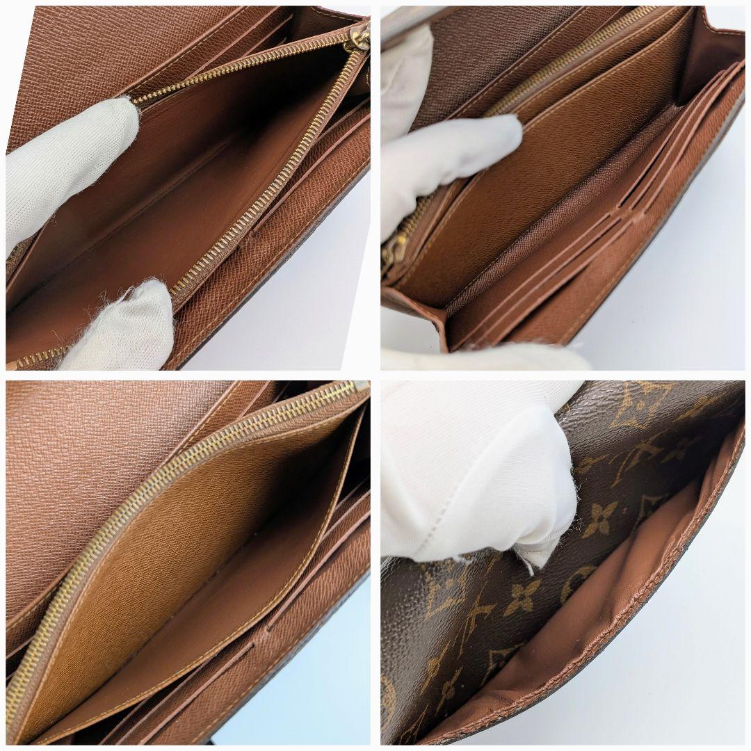 ぴーちくぱーちく　ルイヴィトン　新型　ポルトフォイユ　サラ　モノグラム