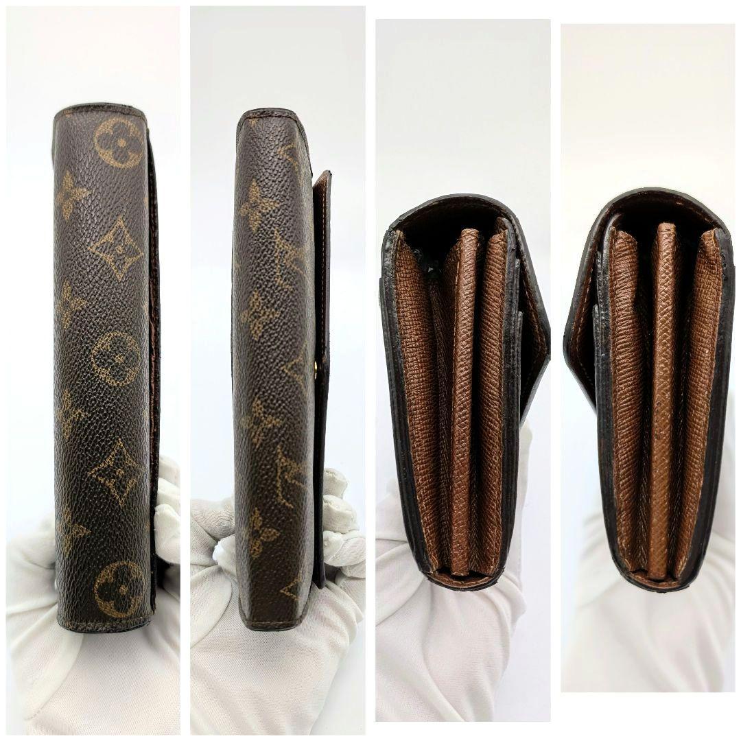 ぴーちくぱーちく　ルイヴィトン　新型　ポルトフォイユ　サラ　モノグラム