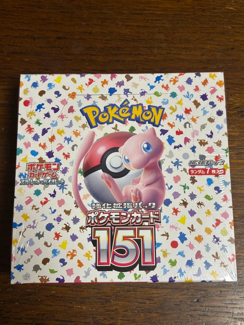 【シュリンク付き】ポケモンカード151 未開封1BOX