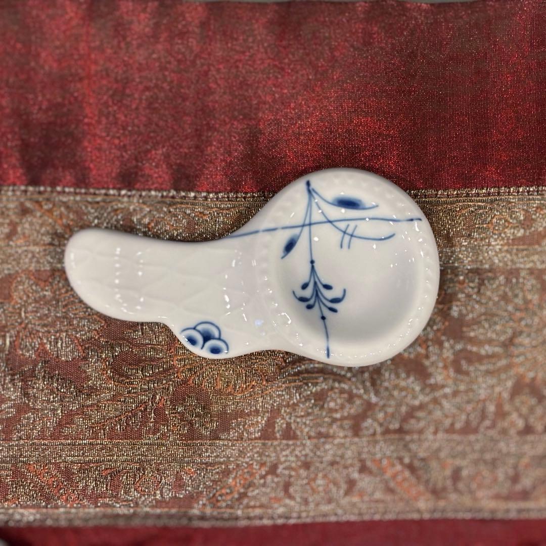 新品　ロイヤルコペンハーゲン　ブルーパルメッテ　カトラリーレスト　６客セット