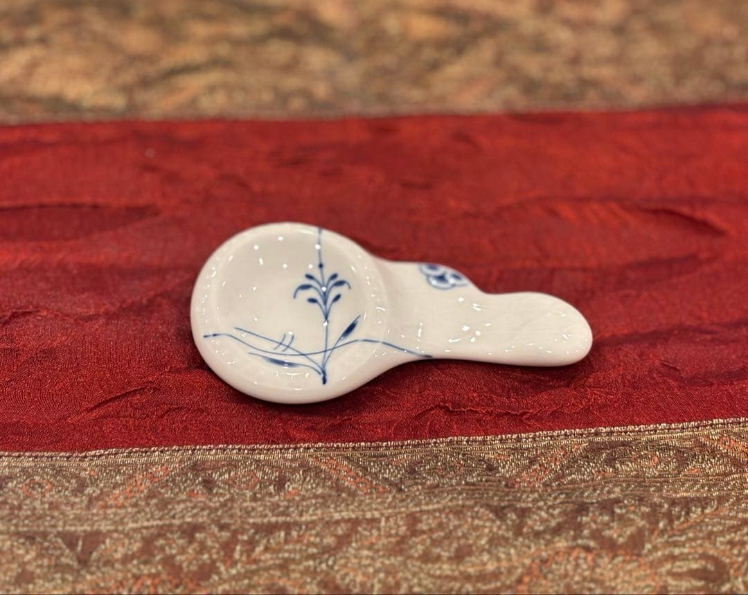 新品　ロイヤルコペンハーゲン　ブルーパルメッテ　カトラリーレスト　６客セット