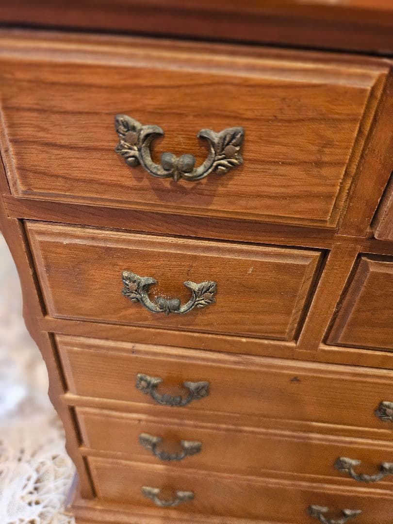 フランスアンティーク風　小物入れ　キャビネット　ブロカント