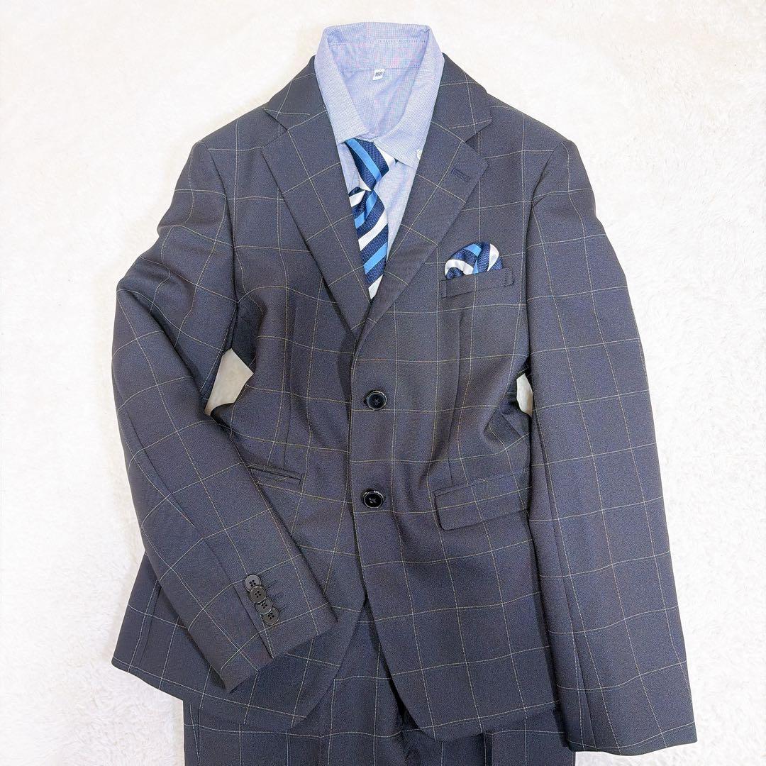 ꧁美品꧂ WANDERFACTORY スーツセットアップ 5点セット 160