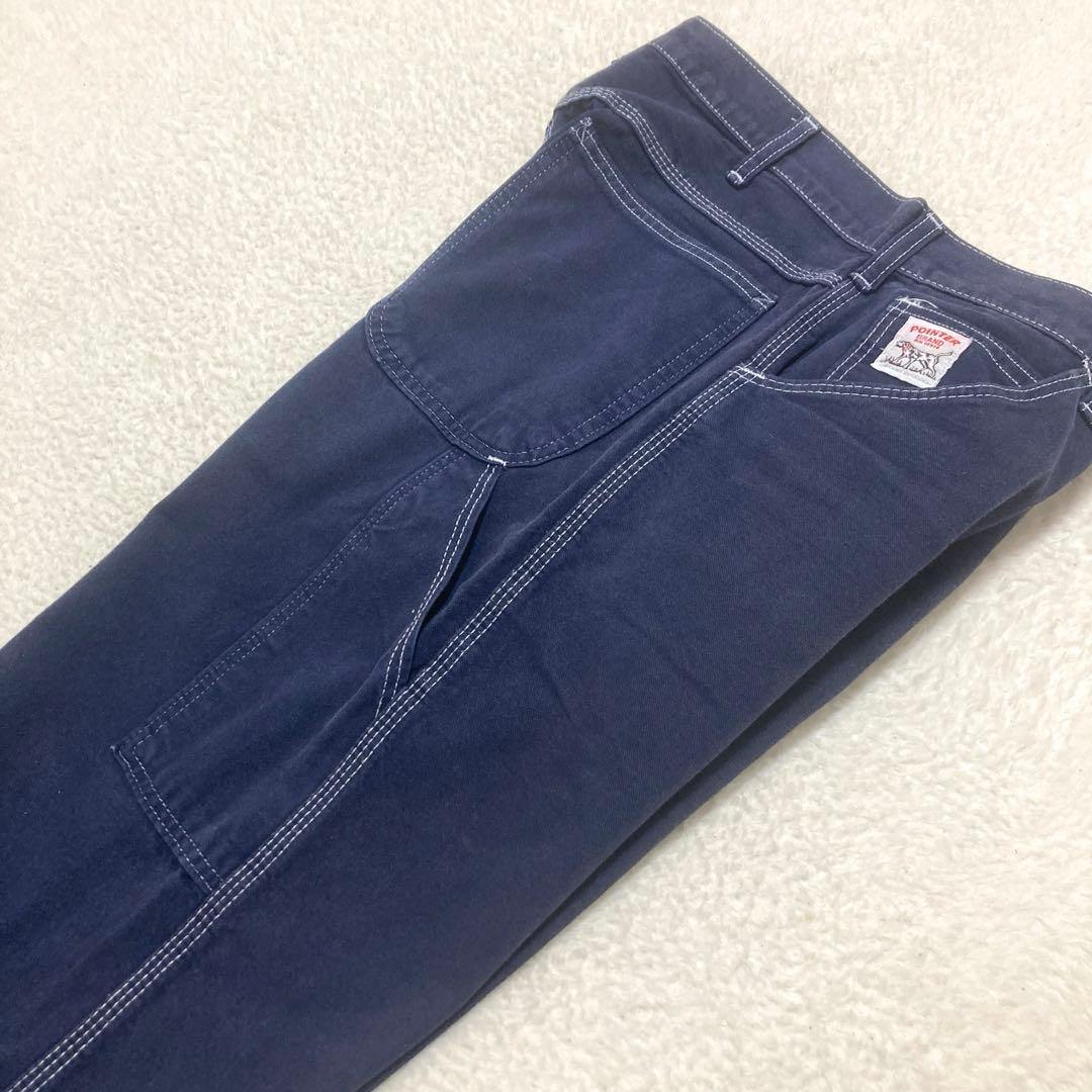 美品‼︎ pointer / ポインター ペインターパンツ USA製 W32 濃紺