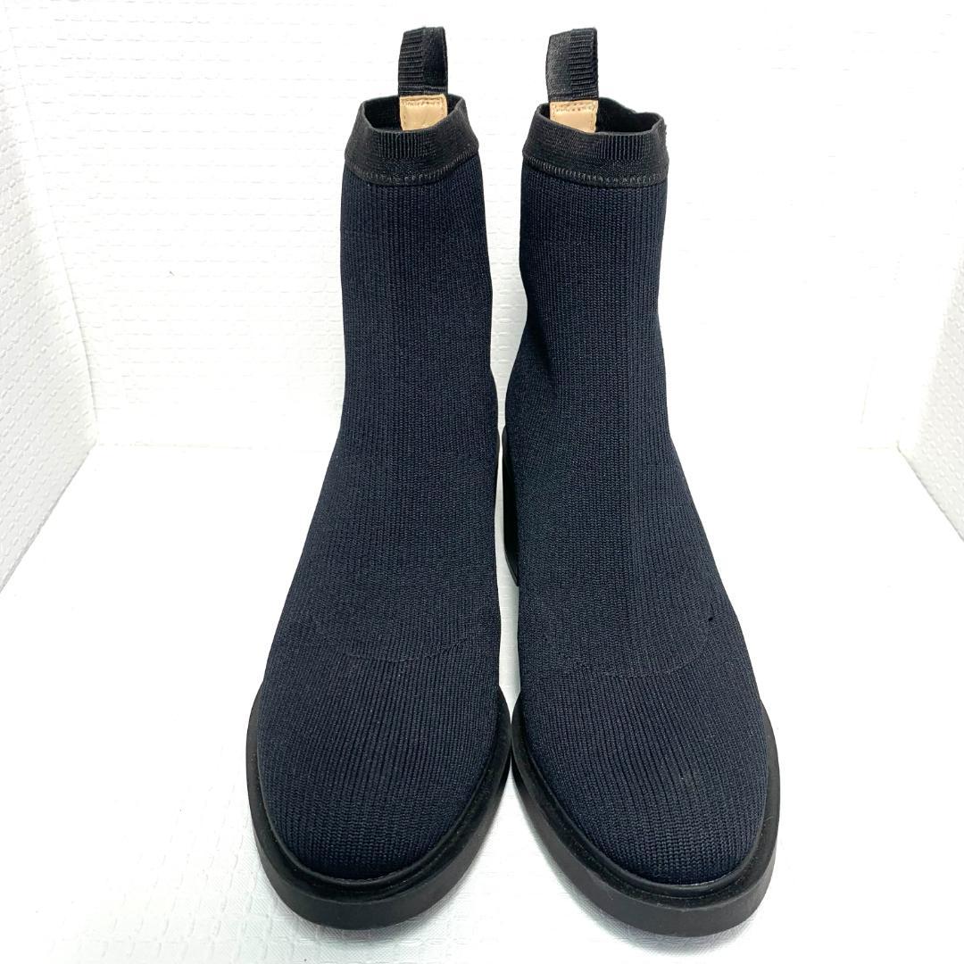 未使用✨ケイトスペード トールオーダーブーティー　プルオンニットブーツ　US7