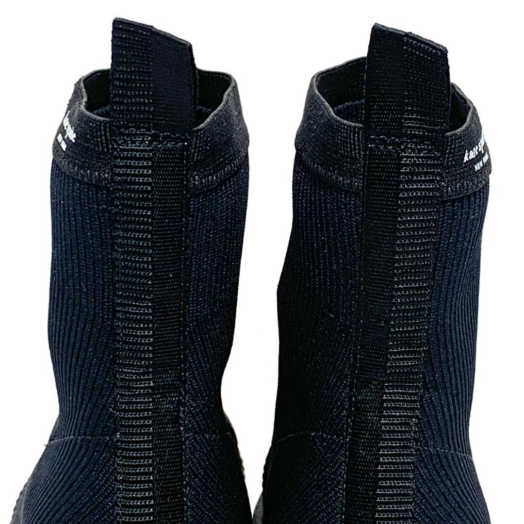 未使用✨ケイトスペード トールオーダーブーティー　プルオンニットブーツ　US7