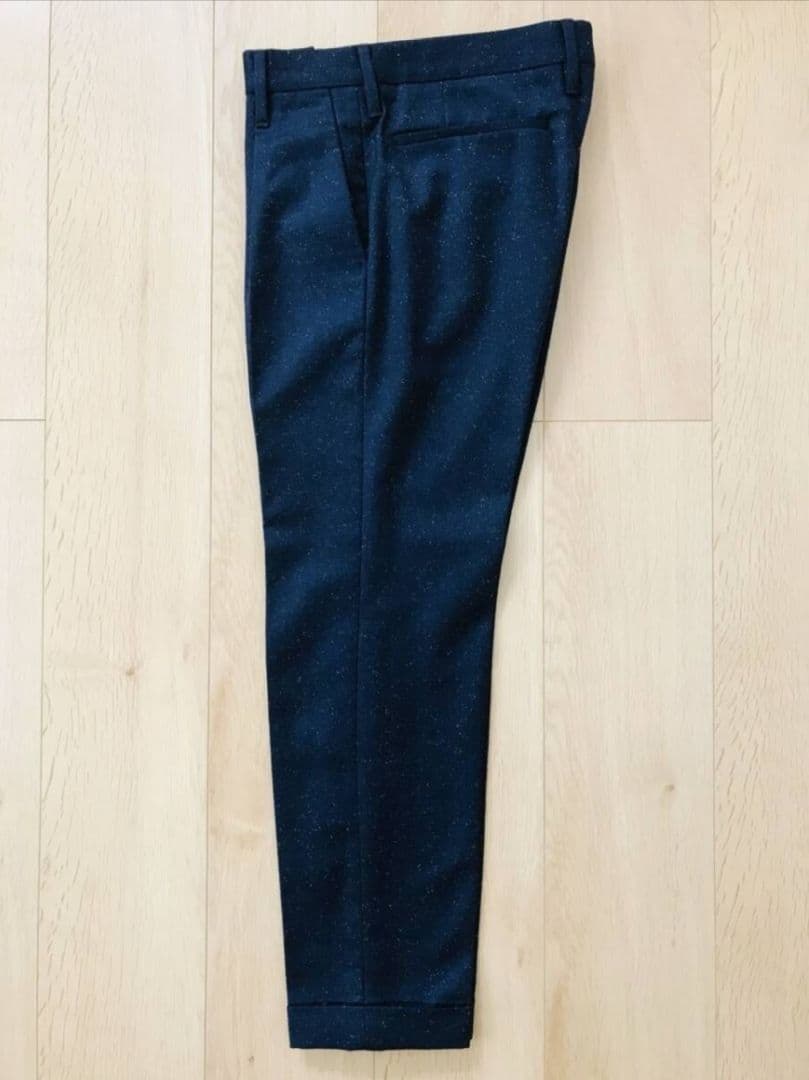 【極美品】 Paulsmith ポールスミス ウール シルク パンツ テーパード