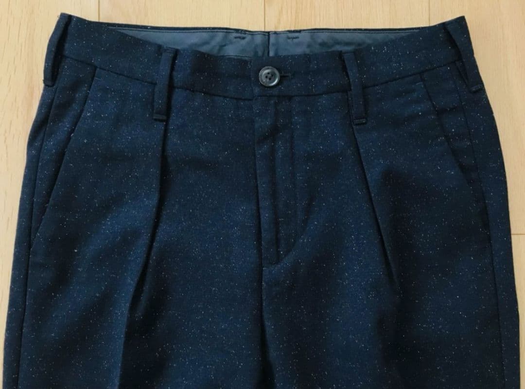 【極美品】 Paulsmith ポールスミス ウール シルク パンツ テーパード