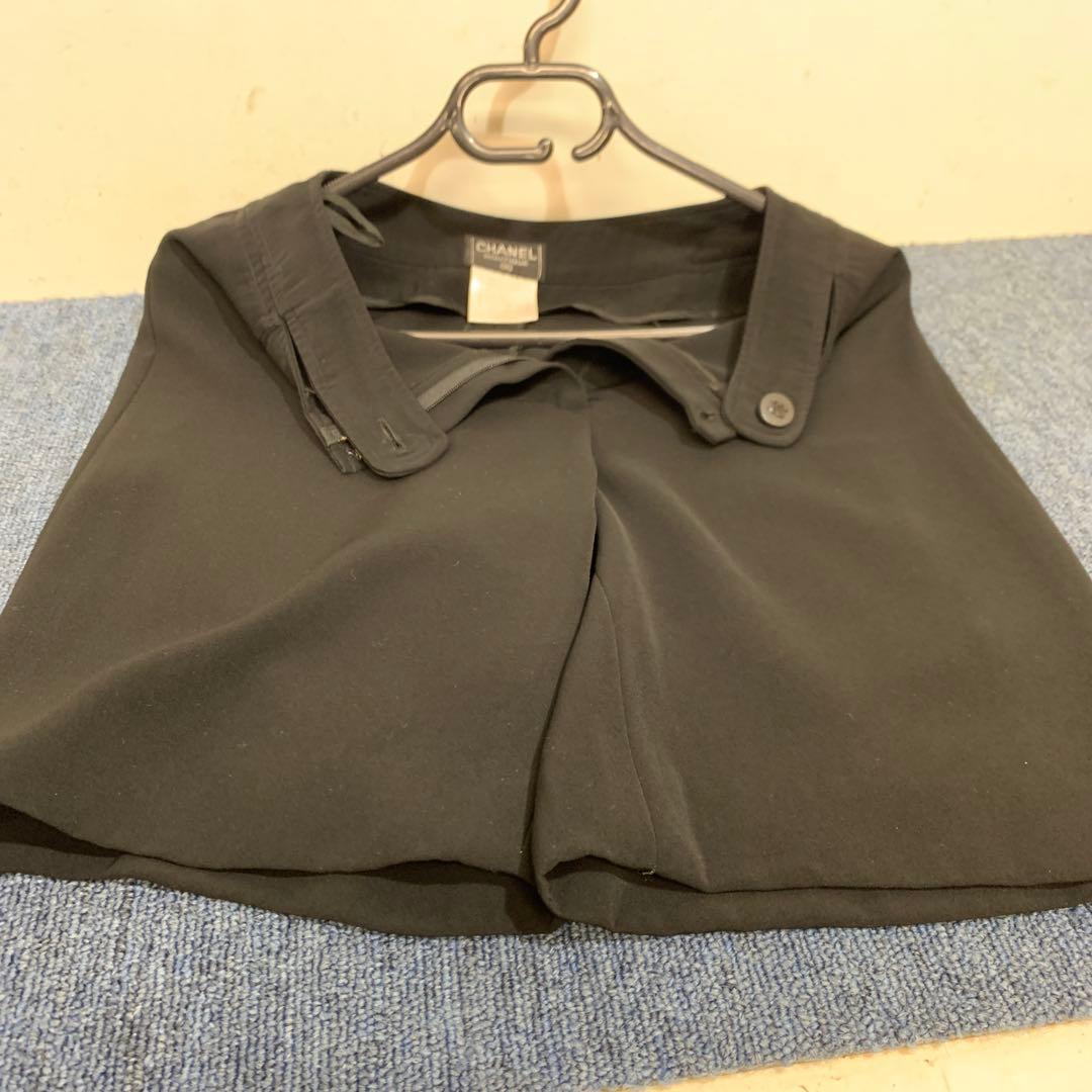 CHANEL シャネル パンツ ポリエステル ブラック P09775V06200