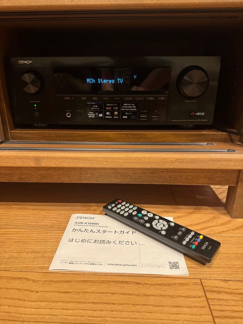 美品　使用期間短い　DENON デノン　AVR-X1500H