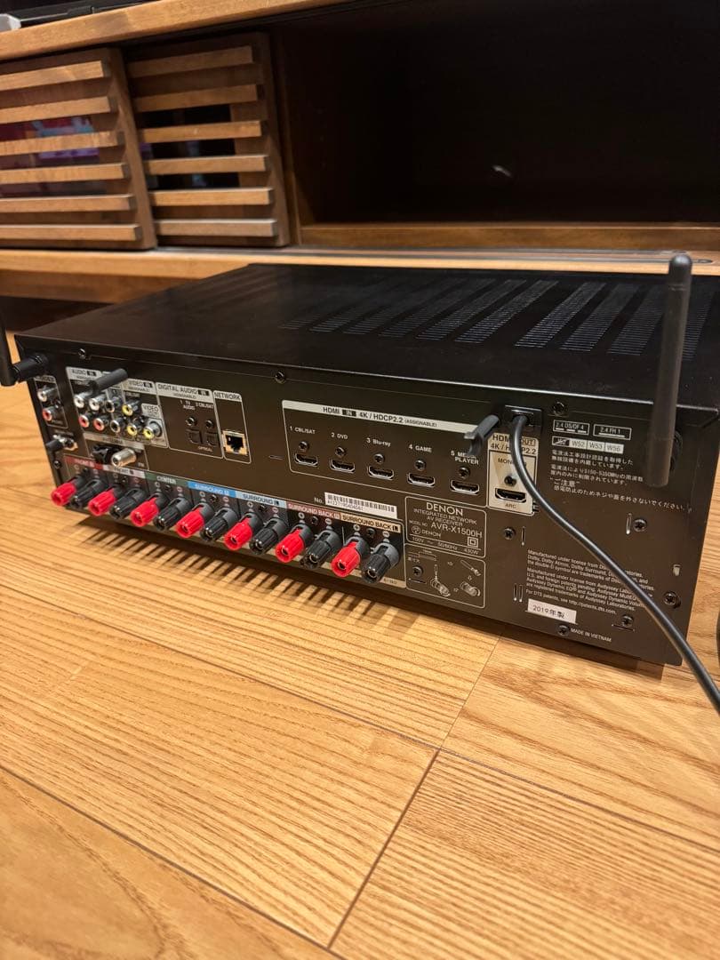 美品　使用期間短い　DENON デノン　AVR-X1500H