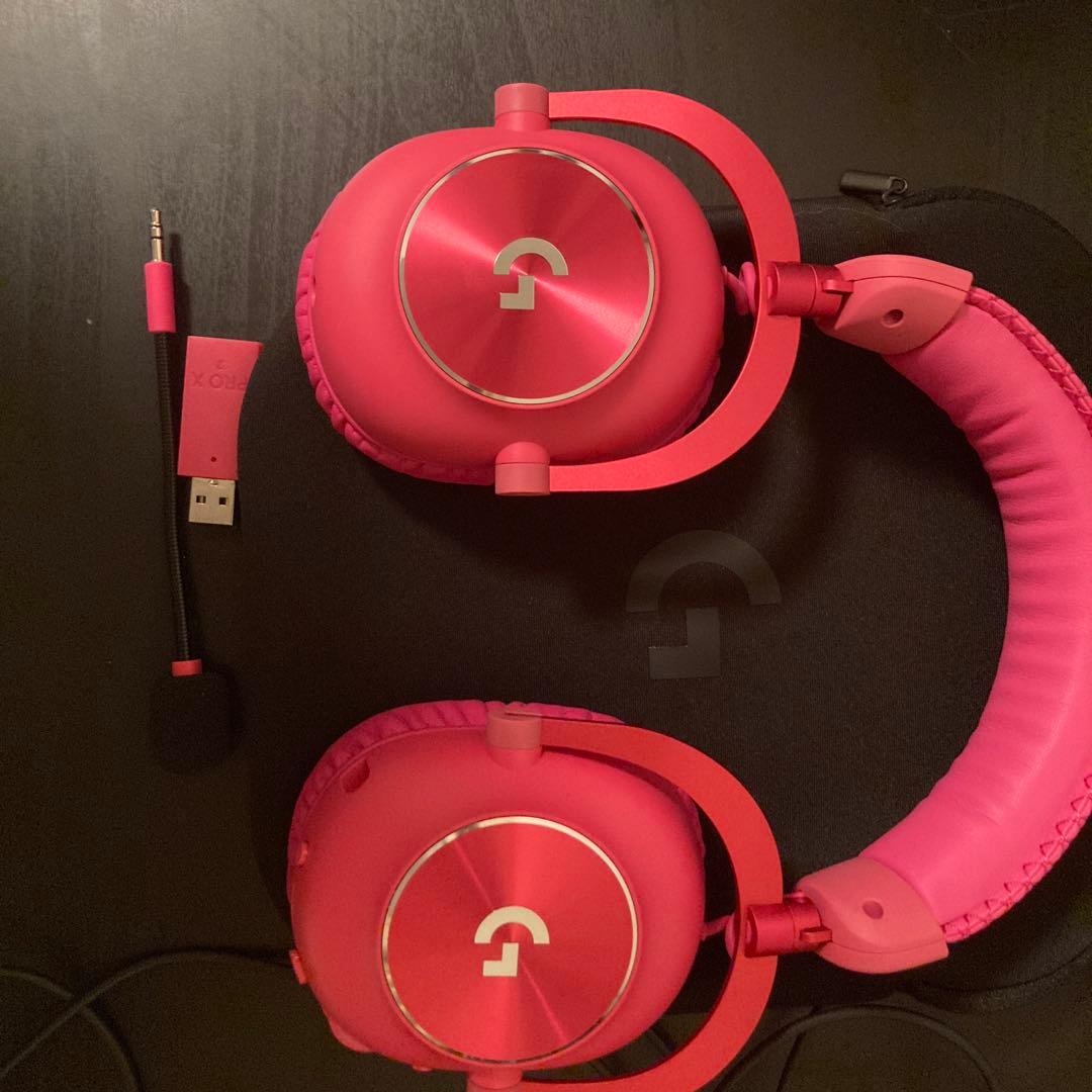 Logicool G pro x 2 lightspeedヘッドセット マゼンタ