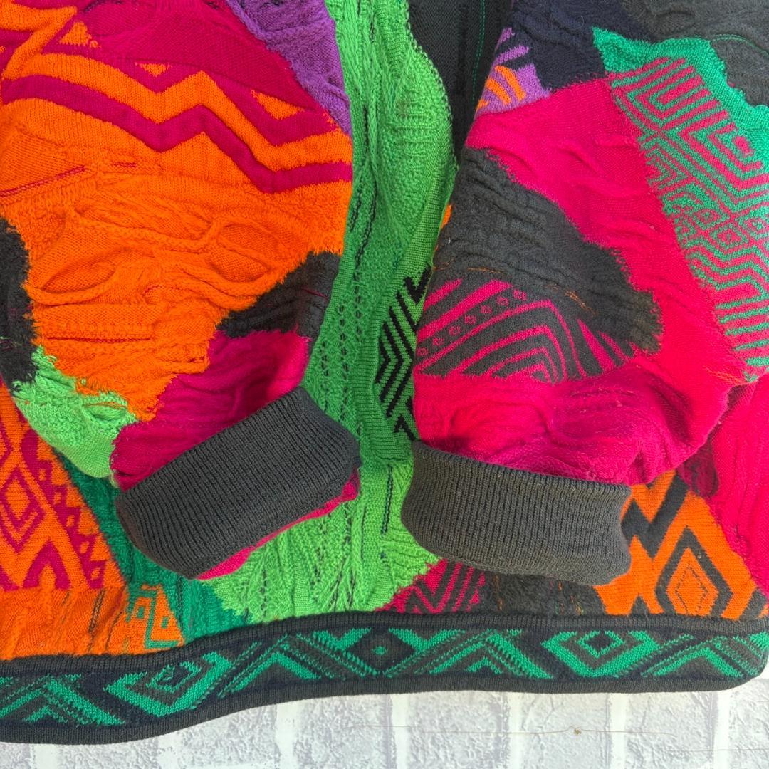 希少カラー　オーストラリア製　COOGI クージー　デザインニット 3Dニット