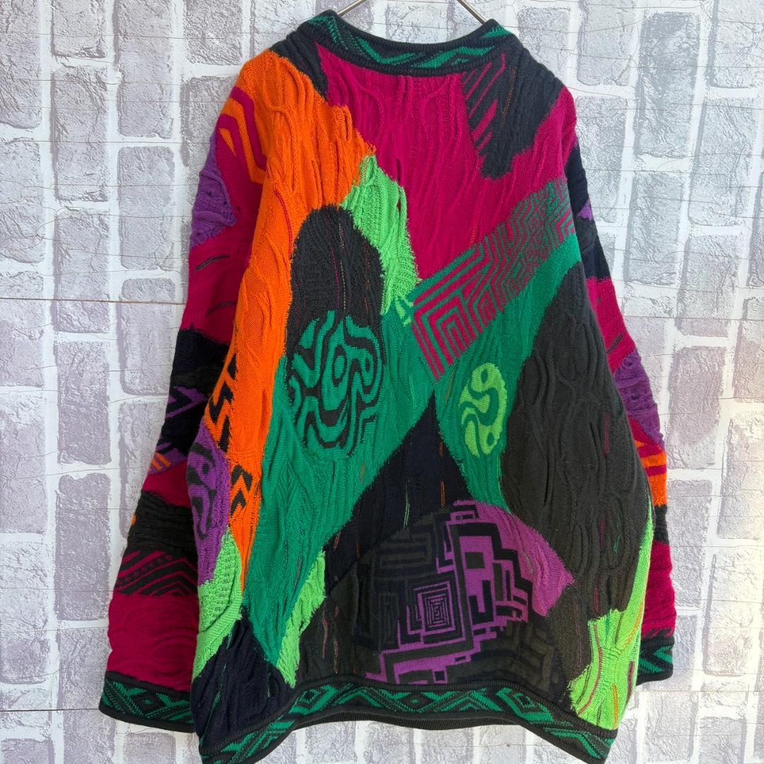 希少カラー　オーストラリア製　COOGI クージー　デザインニット 3Dニット