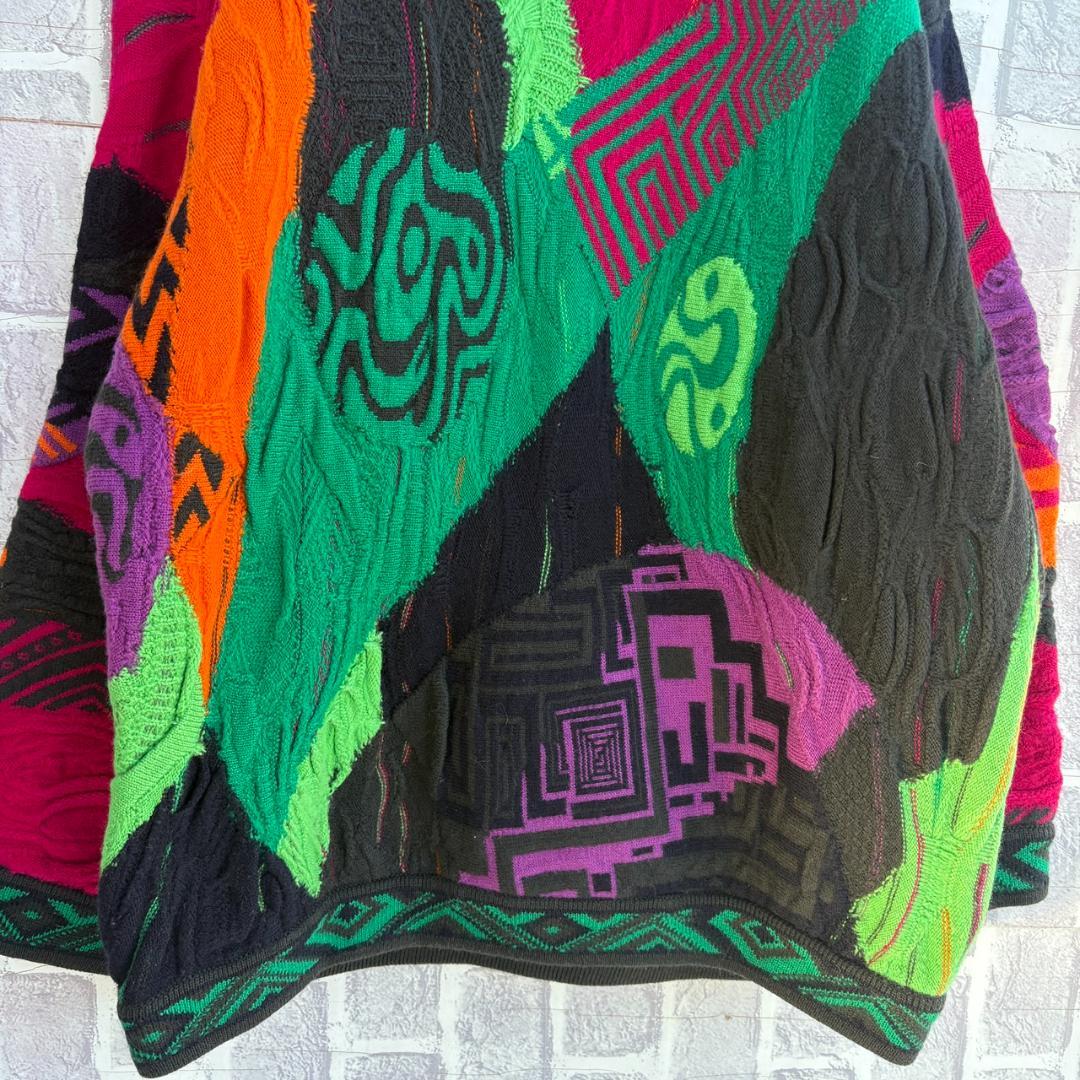 希少カラー　オーストラリア製　COOGI クージー　デザインニット 3Dニット