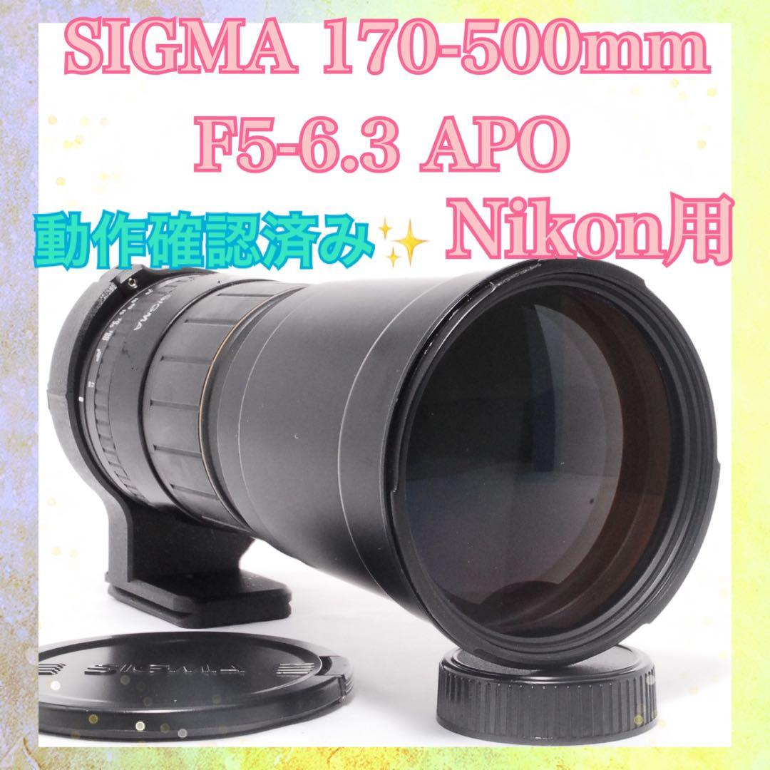 ❤️超望遠の世界へ❤️SIGMA APO 170-500mm Nikon用❤️動作OK