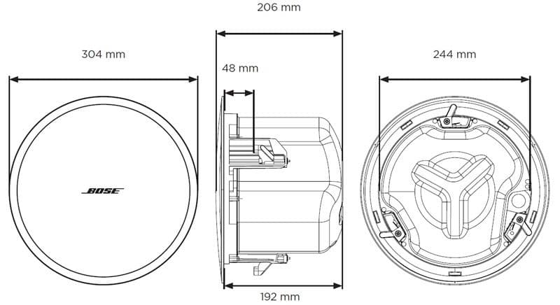 BOSE DM5C /DesignMax (ホワイト)1台のみ　天井埋込み型
