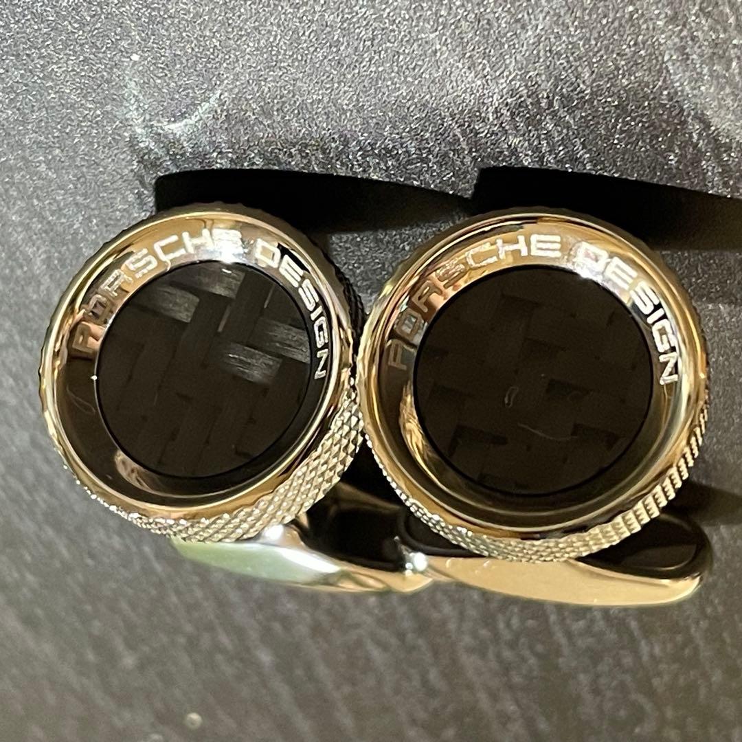 ポルシェデザイン　PORSCHE DESIGN カーボン柄 デザイン カフス