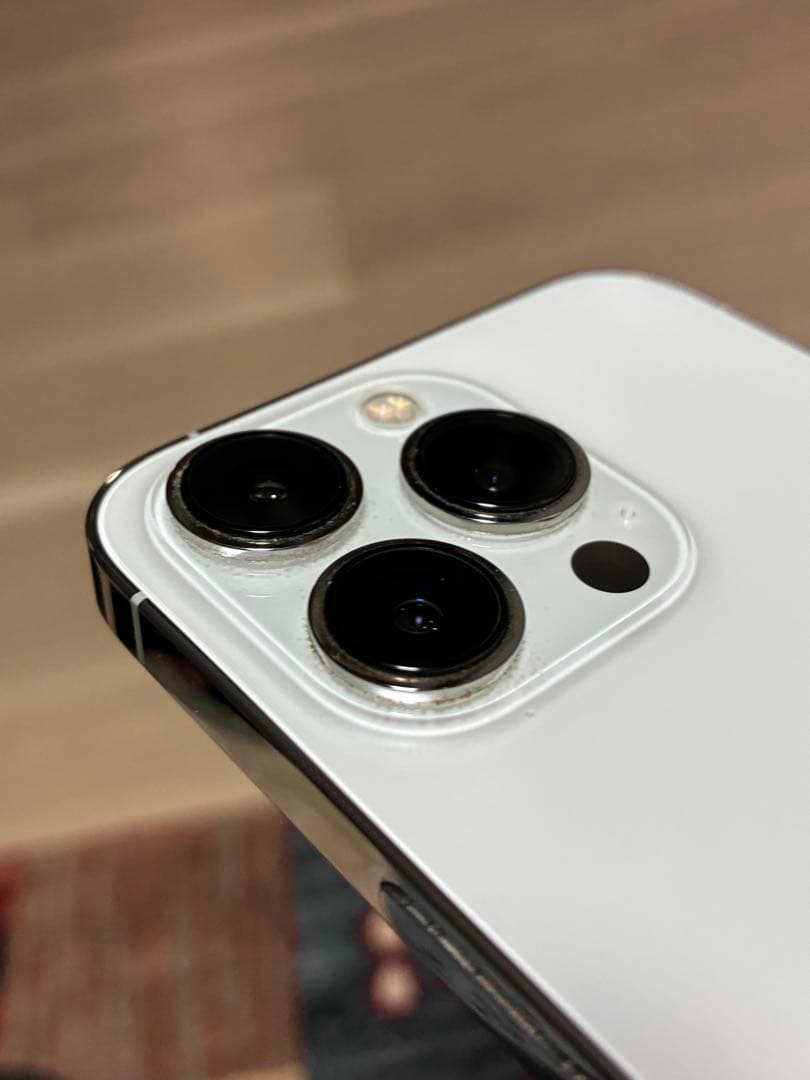 ◾️iPhone13Pro 128G ホワイト　画面液晶漏れ有　全体の状態✖️