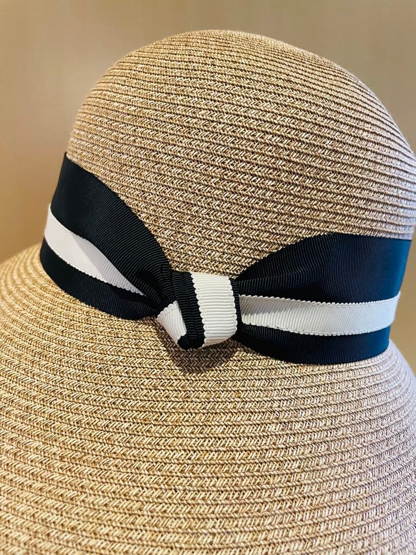 【maxim】新品未使用　マキシン　帽子　夏用　麦わら帽子　リボン