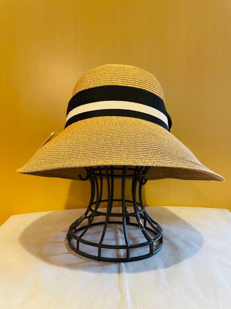 【maxim】新品未使用　マキシン　帽子　夏用　麦わら帽子　リボン