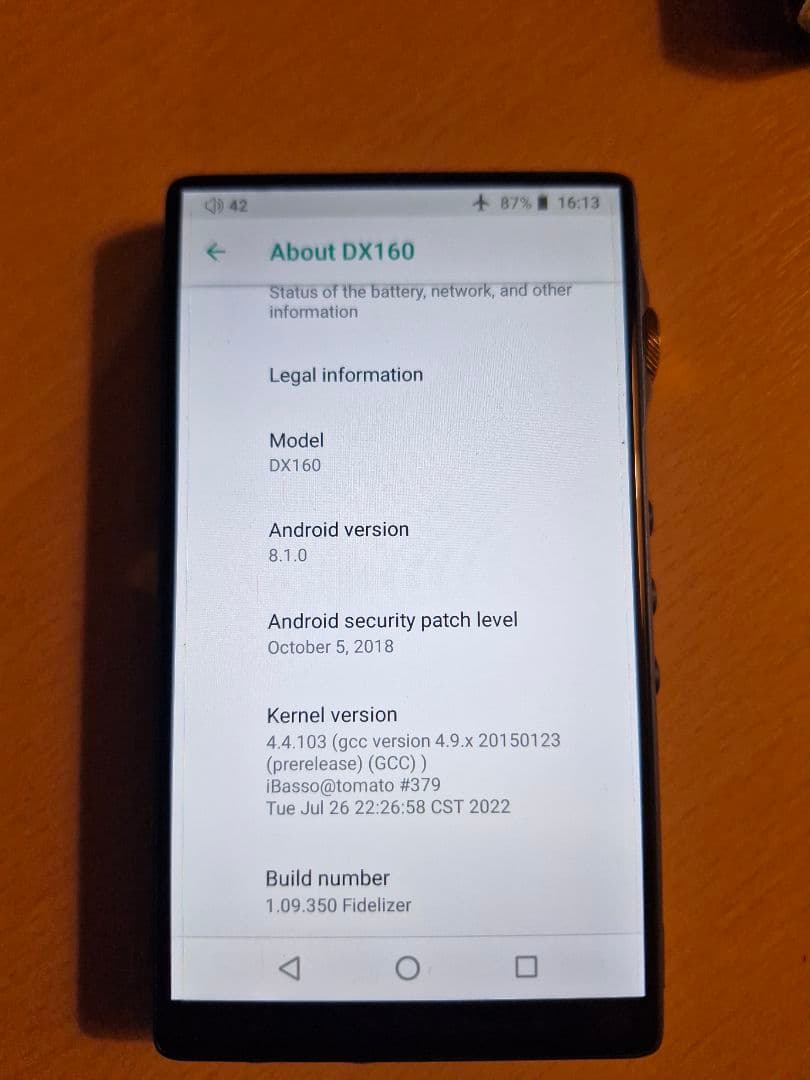 ibasso DX160 FIDELIZER ROM おまけ付き