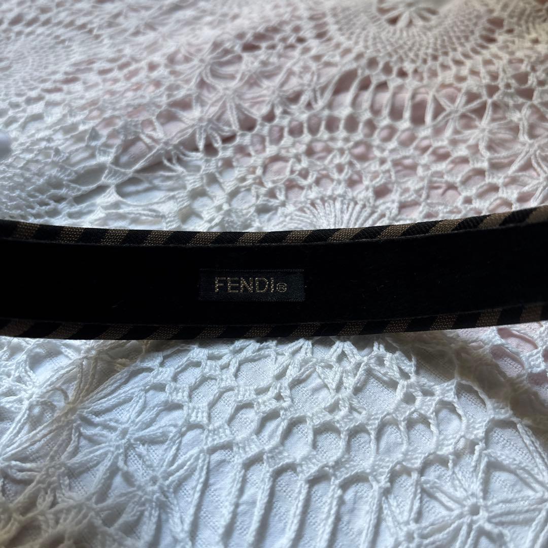 FENDI カチューシャ ペカン柄