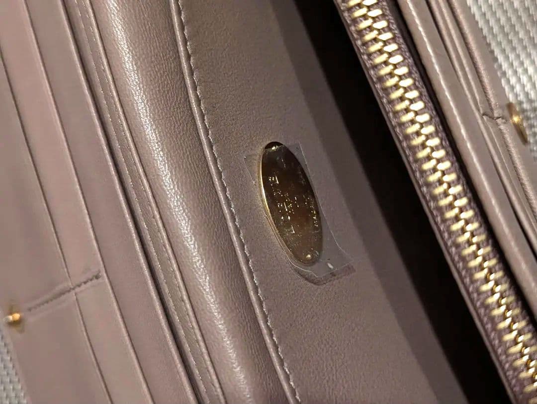 LOEWE ロエベ チェーンウォレット 長財布 ピンクベージュ