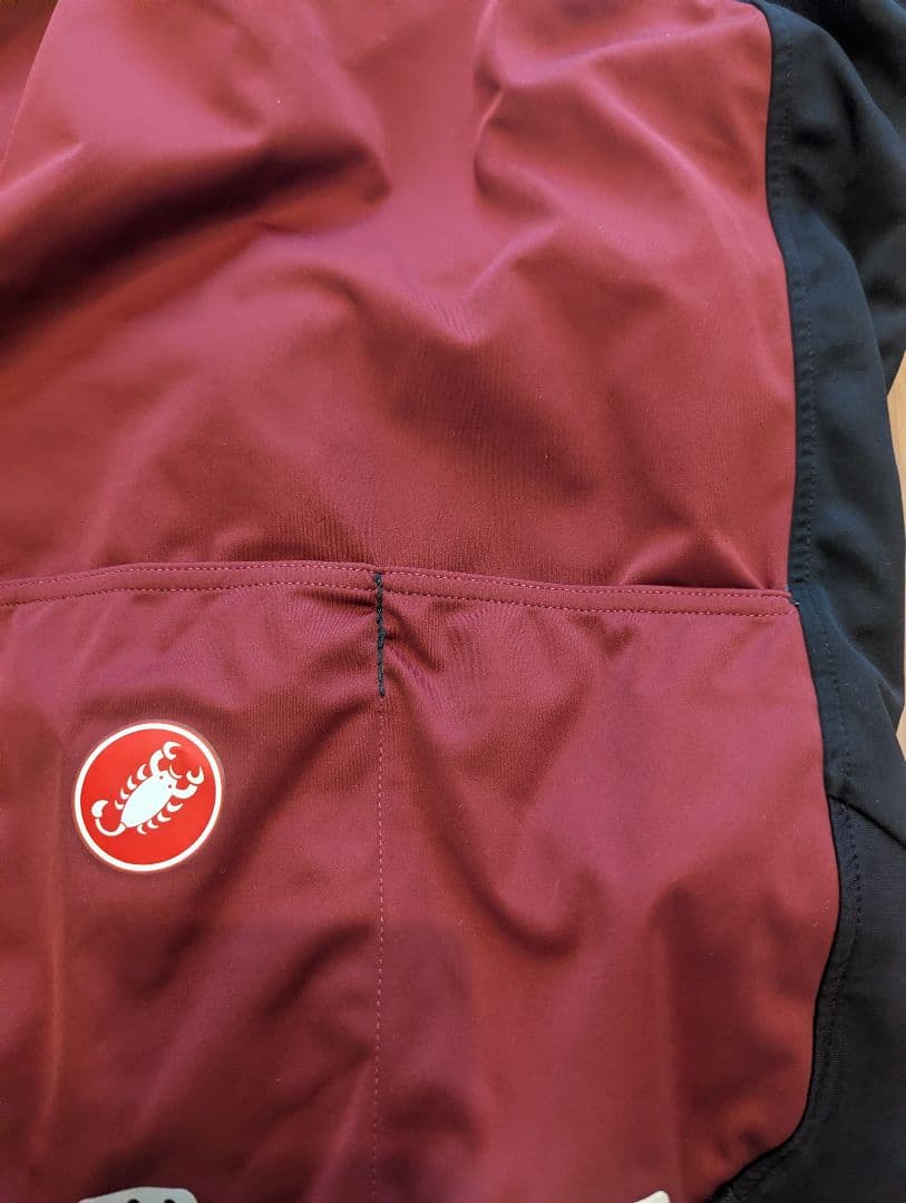 Castelli サイクルジャケット 赤黒 アルファロス ALPHA RoS