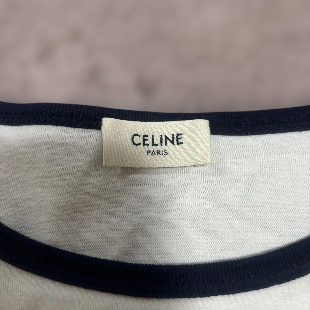 CELINE ロゴプリント 半袖Tシャツ