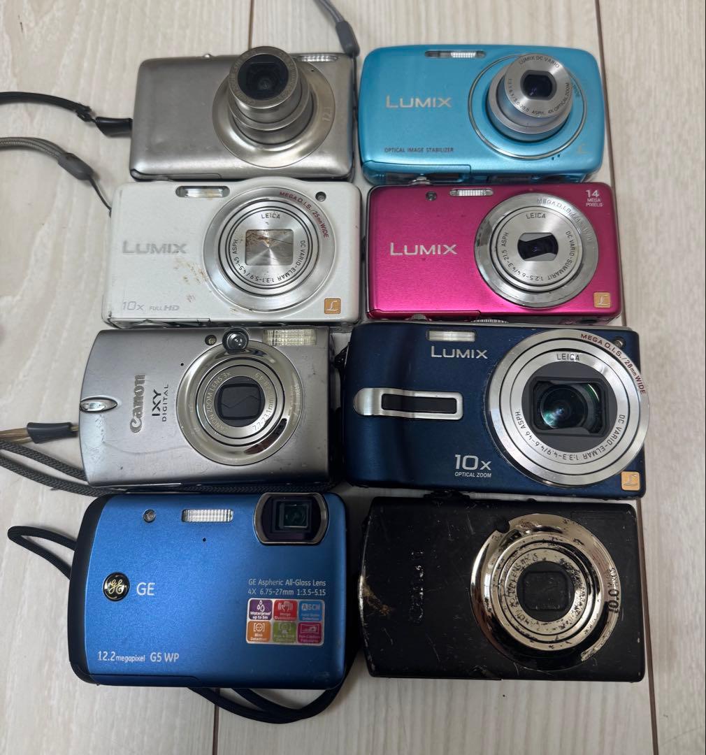 デジタルカメラ　8点セット(未確認) (ジャンク品)