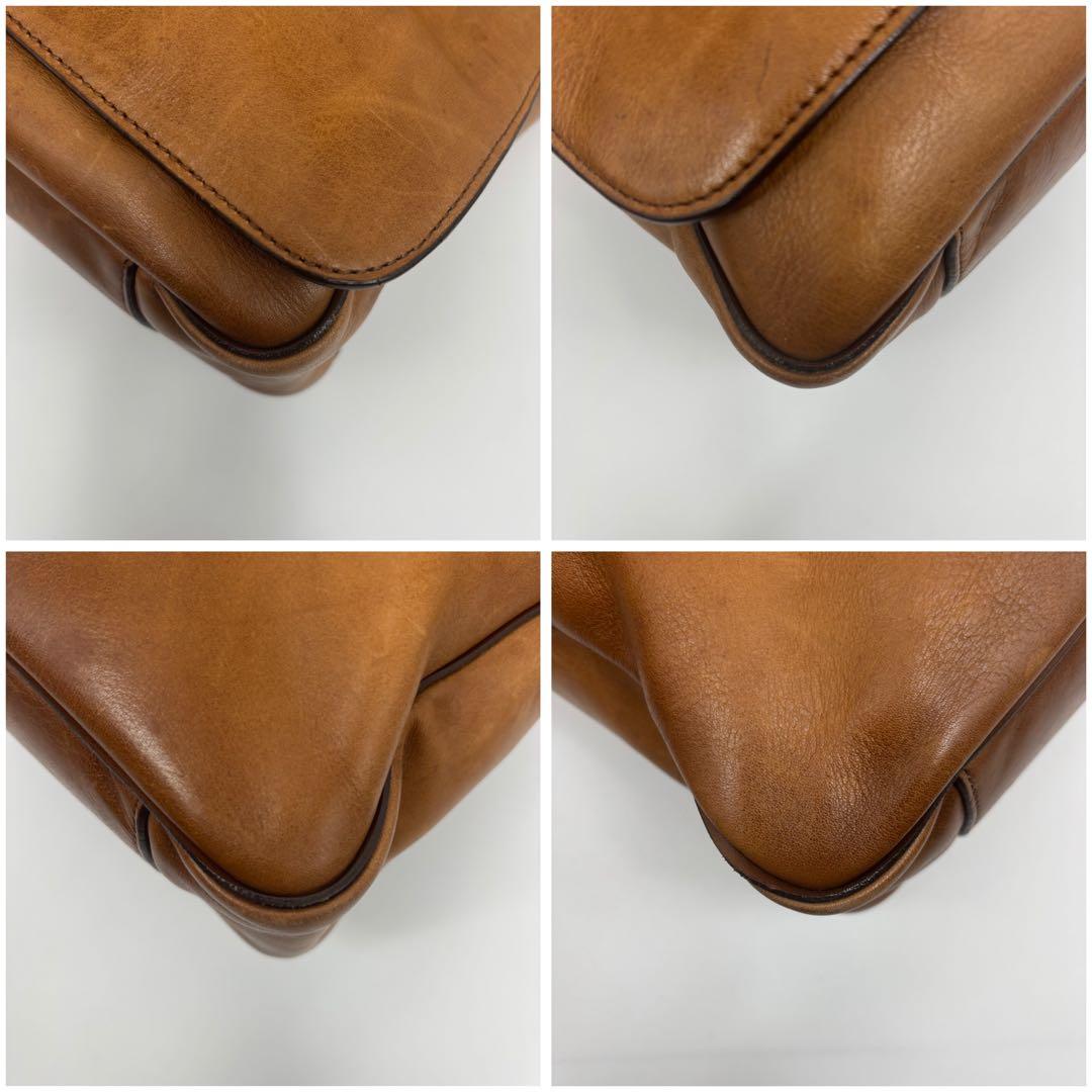 【極美品✨】 COACH メッセンジャーバッグ レザー ブラウン y2k