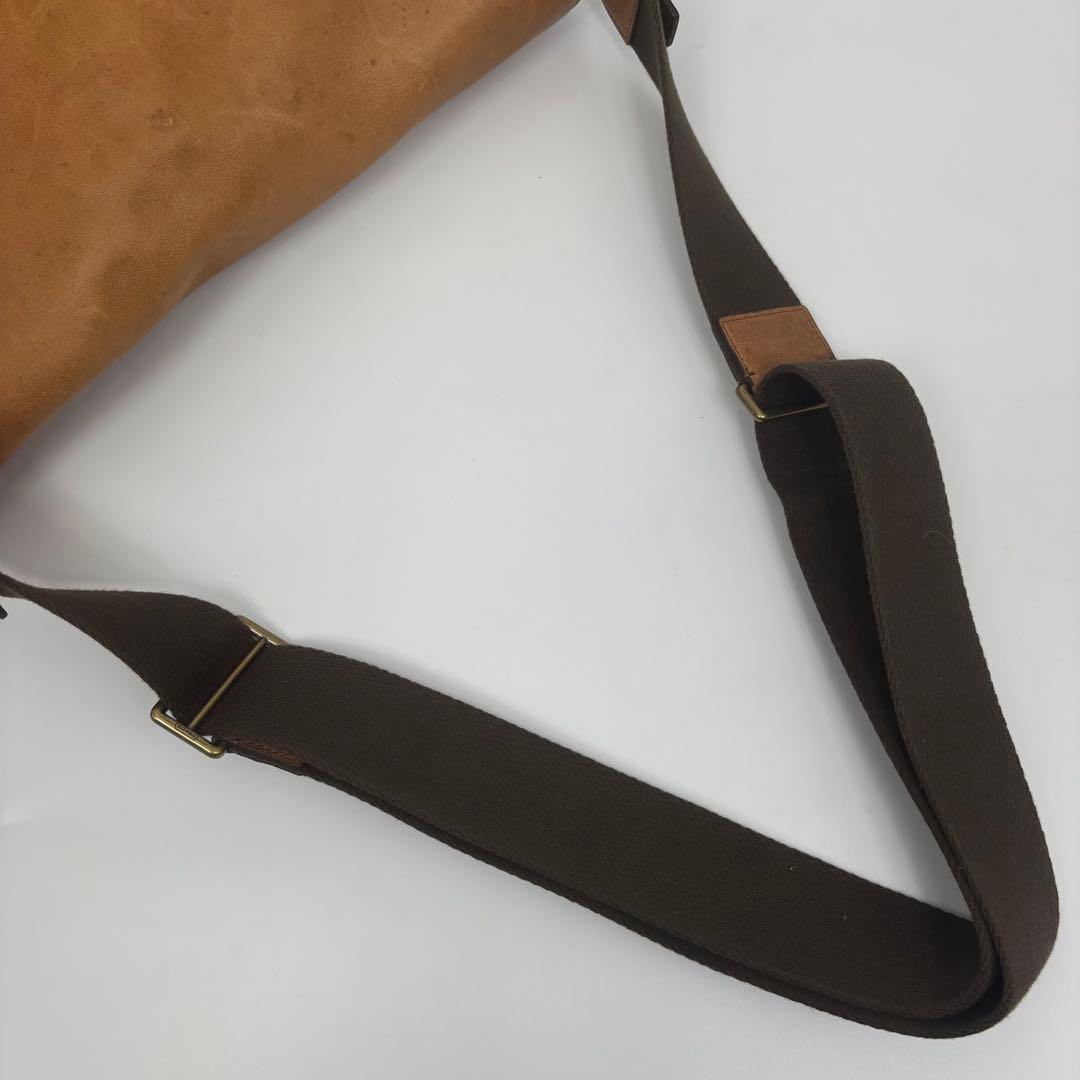 【極美品✨】 COACH メッセンジャーバッグ レザー ブラウン y2k