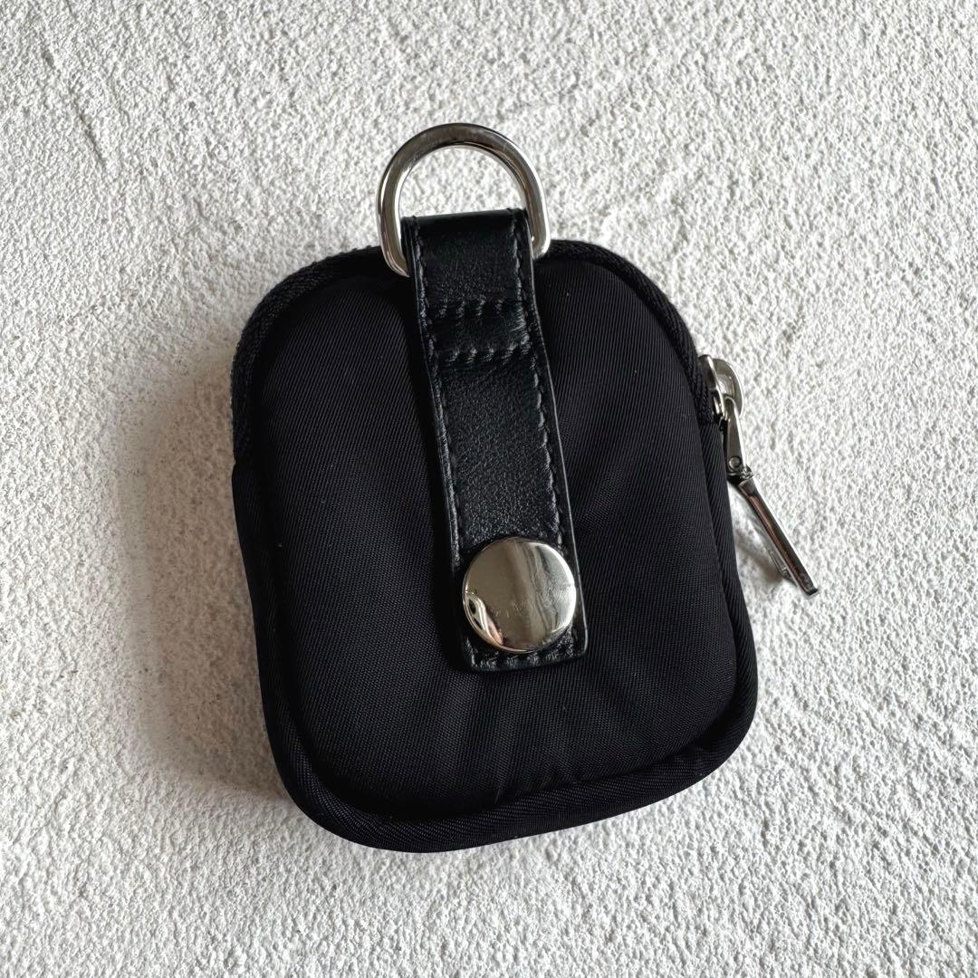 PRADA プラダ Re-Nylonミニポーチ ケース 三角ロゴ ブラック