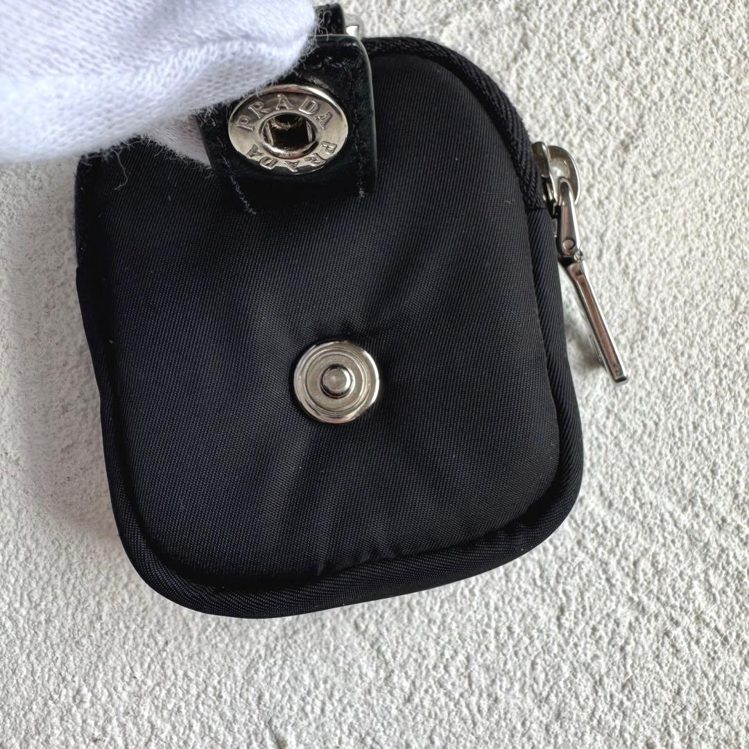 PRADA プラダ Re-Nylonミニポーチ ケース 三角ロゴ ブラック